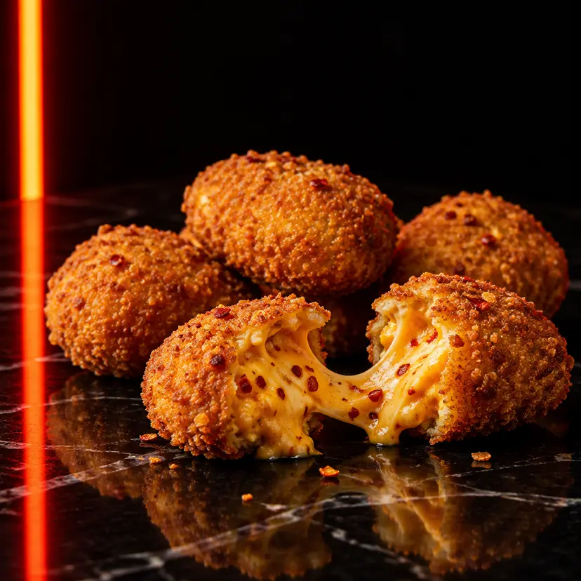 Chili Cheese Nuggets con cuore di formaggio e peperoncino